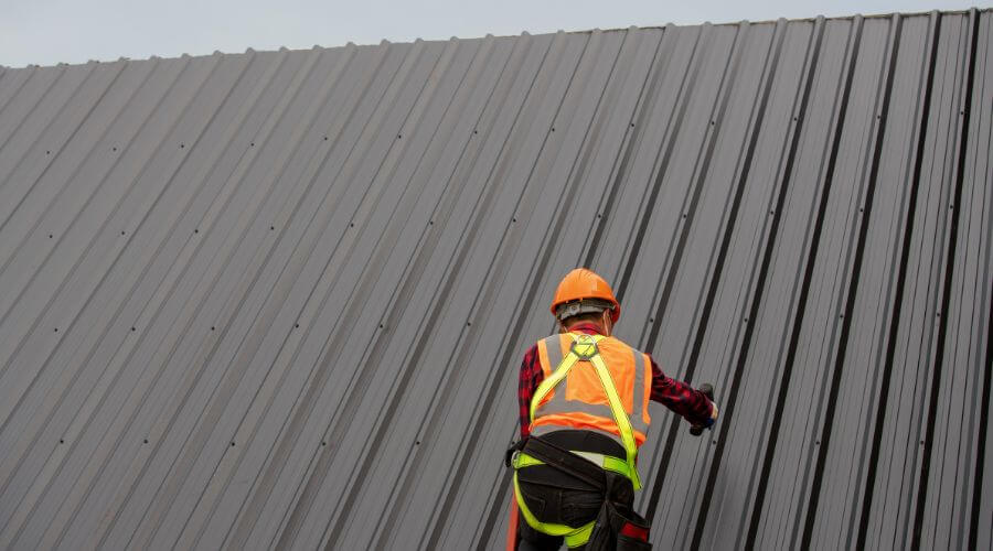 Professional metal roof installation services in Sunman, IN